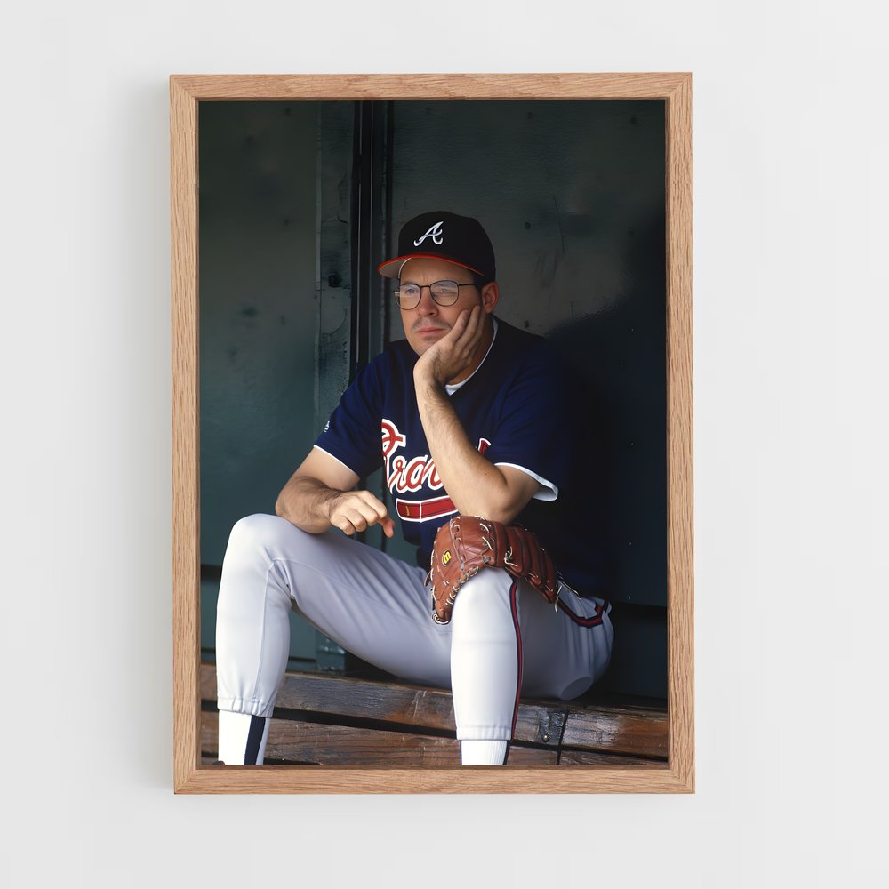Poster Le Tranquille Champion – affiche Baseball (vue 4)